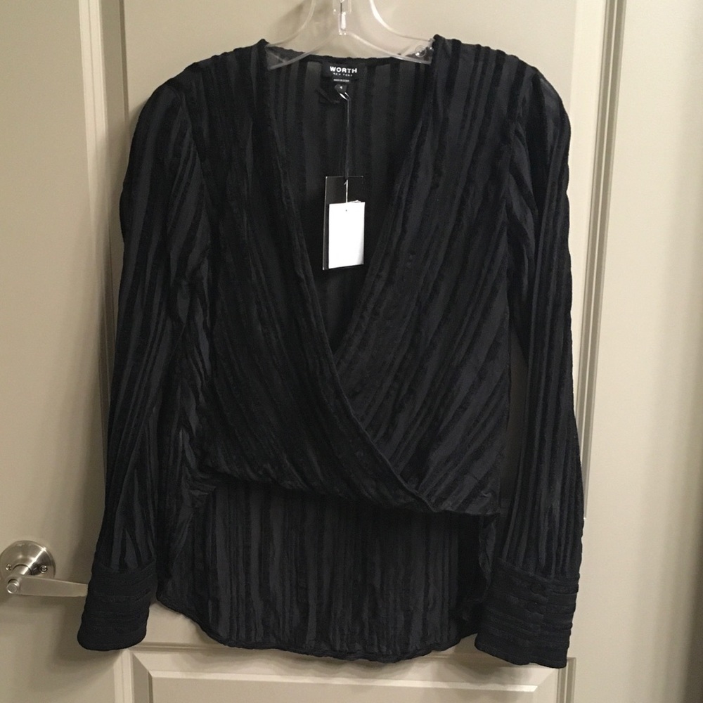 Chenille Hi Lo Blouse from Worth